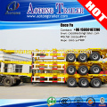 Good quality used second hand 3 axles 40ft skeleton semi trailer container chassis for Philippines